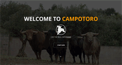 Desktop Screenshot of campotoro.es